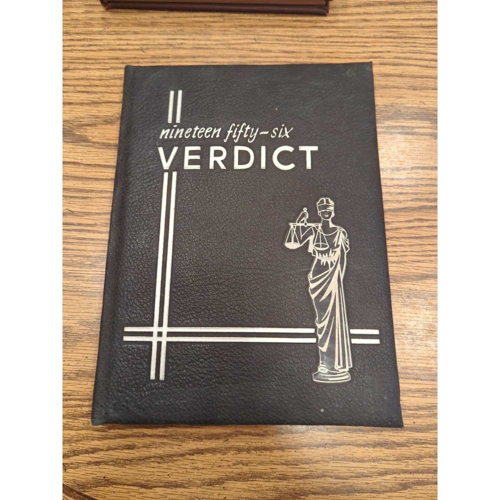 1956 Verdict Union University Albany Law School Yearbook New York Vintage
